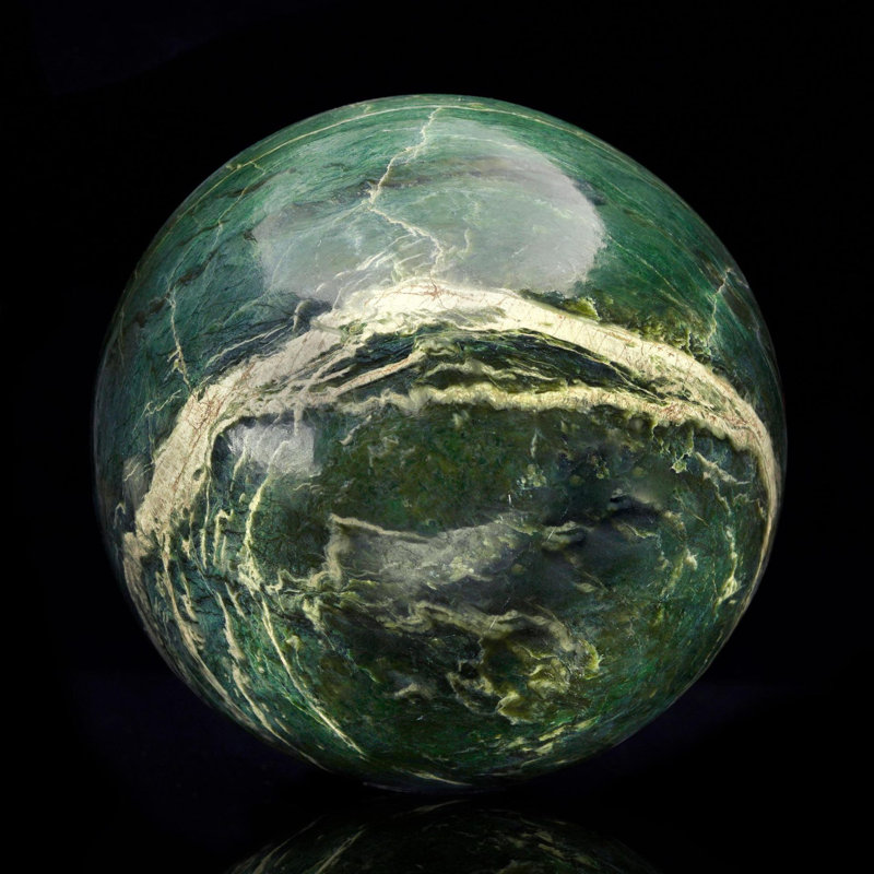 Polished Jade Sphere – 65 lb