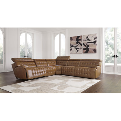 Canapé modulaire inclinable électrique 5 pièces Temmpton