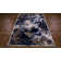 Tapis oriental bleu / blanc