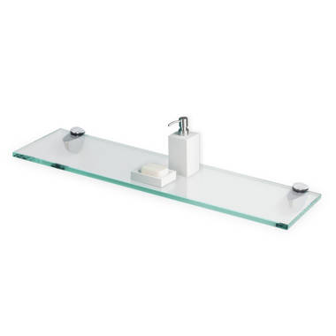 Charlton Home® Reinoso Glass Floating Shelf