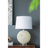 D16.1''Xh26'' Table Lamp With Beige Paper Base