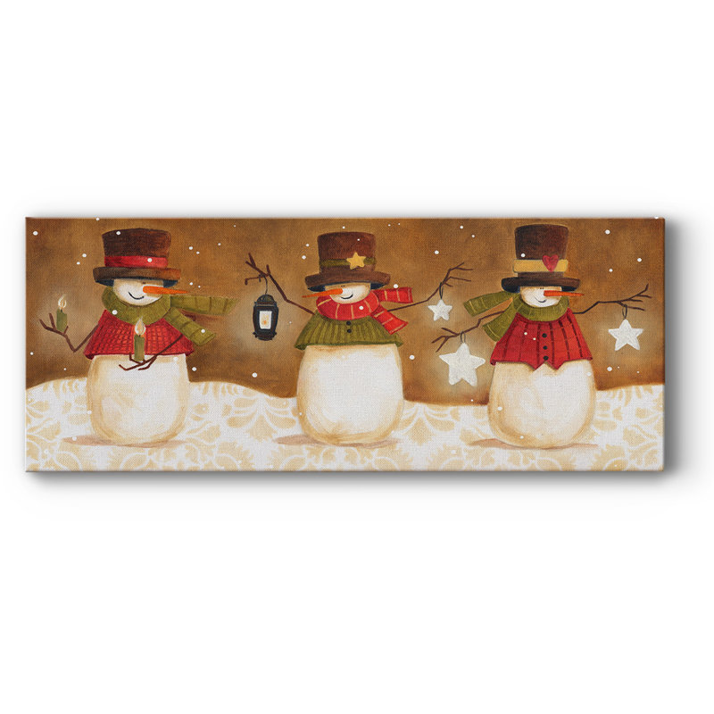 Bonhommes de neige Top Hat, H 8 po x l 20 po x P 1,5 po