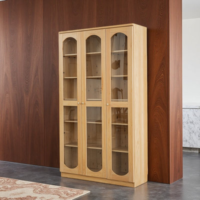 Bibliothèque sur pied en bois massif