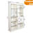 Bookcases And Shelves With Hanging Panels And Drawers, 9-Pocket Display Bookcase, Modern Wide Wooden Bookcase Unit