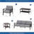 5-Pieceall-Weather Conversation Sofa Set