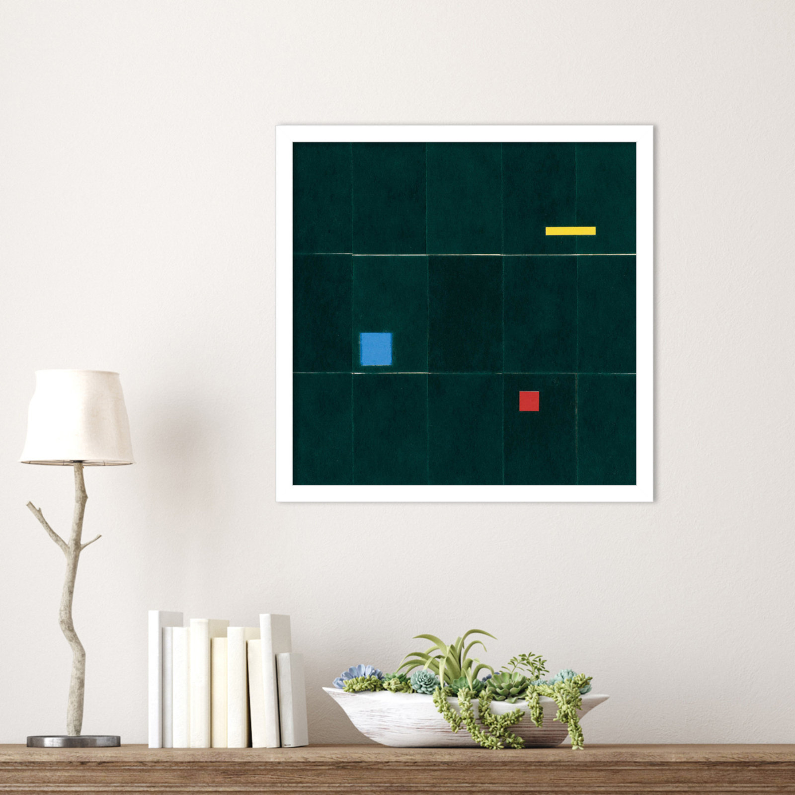 Kitchen Scourers Print by Alex Dunn, White, 17" H x 17" W x 1" D