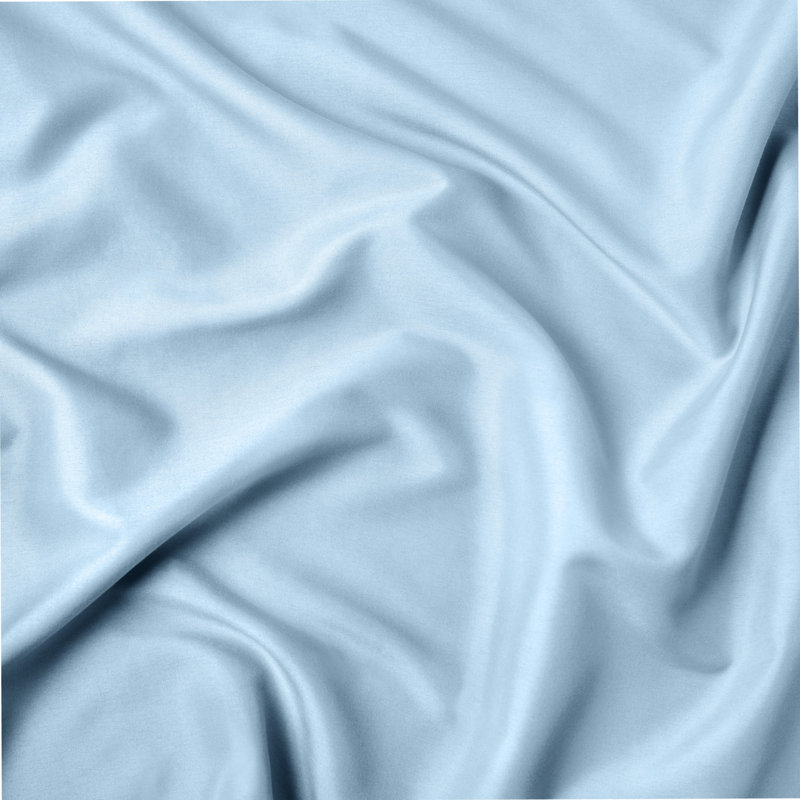 Taie décorative en polyester , Bleu clair, Standard