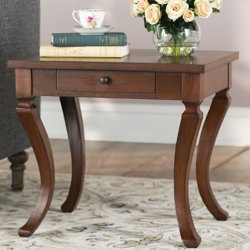 Lark Manor Clarksdale End Table with Storage & Reviews | Wayfair