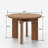 Modern Wood Round Dining Table Kitchen Table With Cross Pedestal-1116506212-1116506213