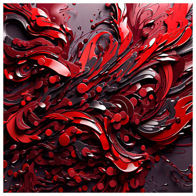 Coussins décoratifs Red Fluid