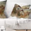  Coussin abstrait aquarelle