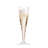 100 Plastic Champagne Flutes