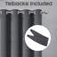 Aspire Homeware Linen 100% Blackout Curtain Pair for Maximum Privacy and Light Control-1930748815-1930748809