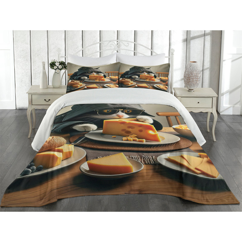 Polyester Coverlet, King Coverlet + 2 Standard Shams