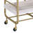 Serving Cart With 3 Adjustable Trays