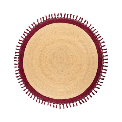 Alfredina Round Hand Braided Area Rug