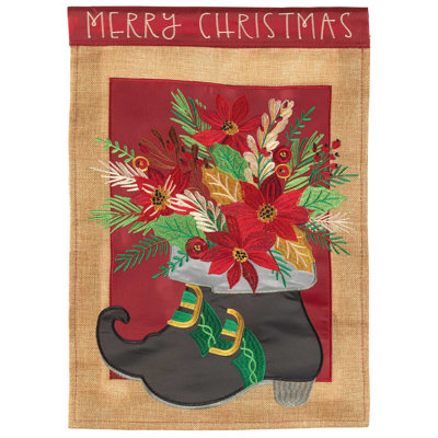 Daleisha Double Sided 42'' H x 29'' W Polyester Christmas House Flag