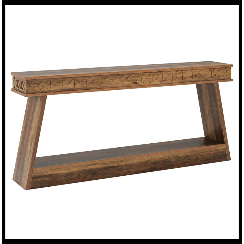 70.8" Sofa Table, Farmhouse Console Table Entryway Table With Storage