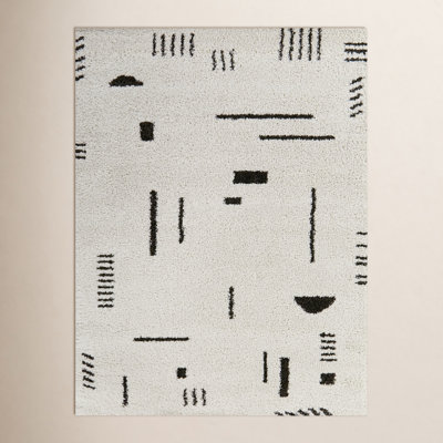 Morin White/Charcoal Rug