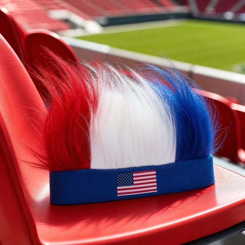 Serre-tête kbndieu avec perruque Fan Day, A