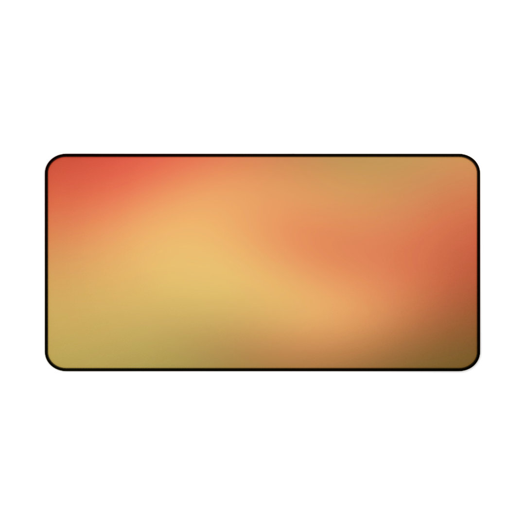 Peach Orange Gradient Desk Mat