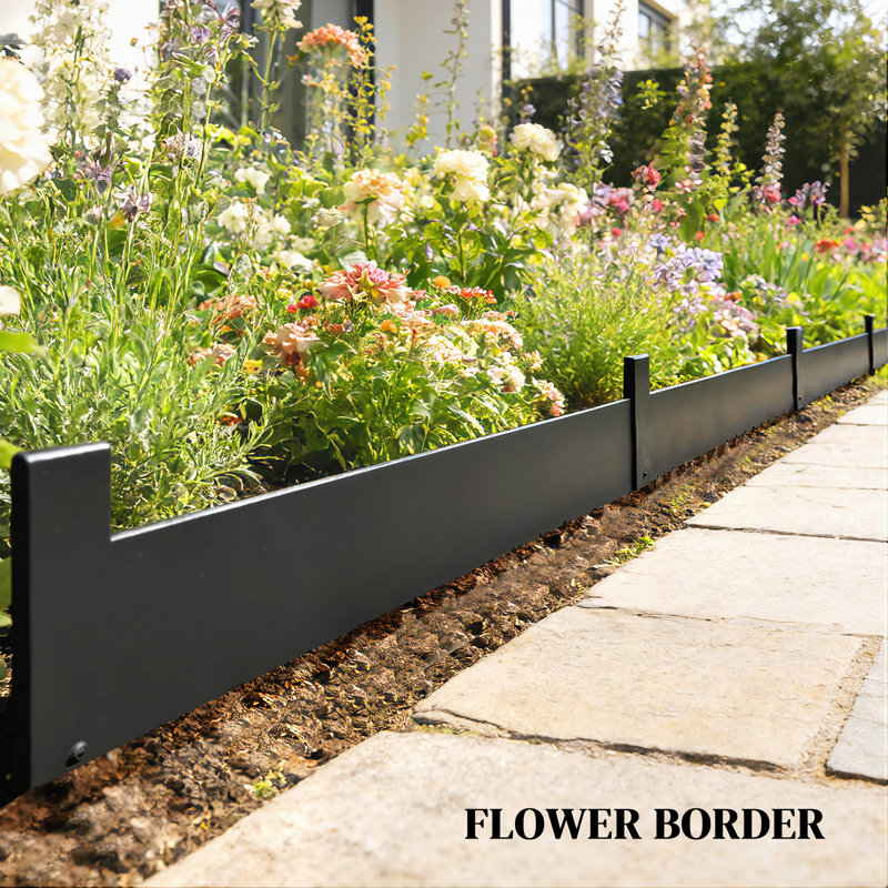 Metal Garden Stake, 15cm H x 102cm W x 7cm D