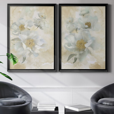 " Soft Peonies I " 2 - Pieces
