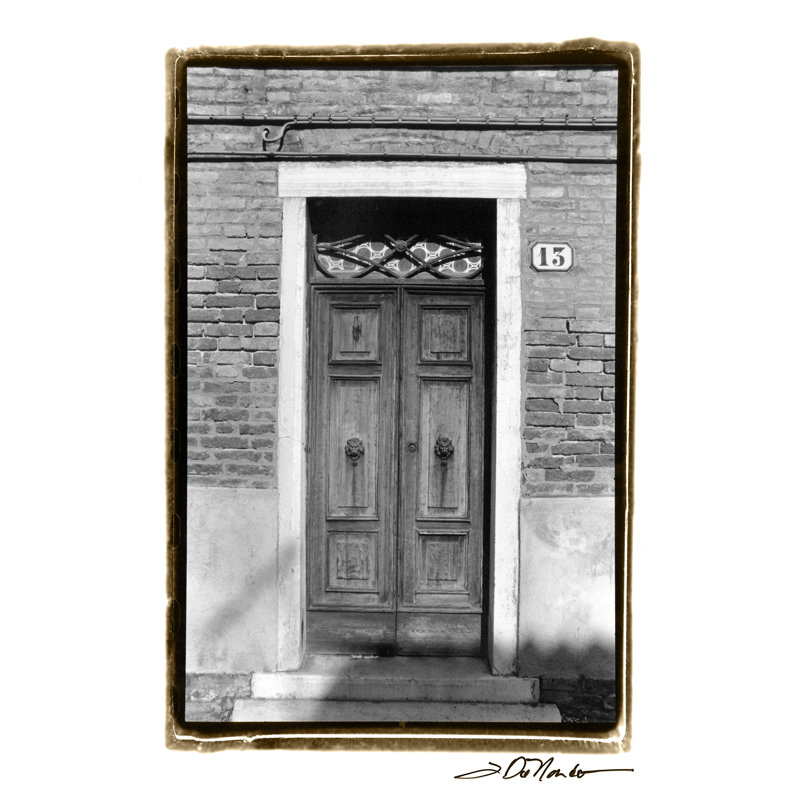 The Doors of Venice IV by Laura DeNardo - 1 Piece Wrapped Canvas Wall Art, 30cm H x 20cm W