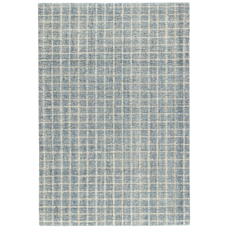 Conall Slate Hand Micro Hooked Wool Rug, Rectangle 2' x 3'