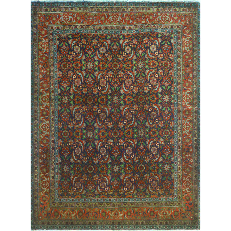 Tapis bleu marine Fine Fine