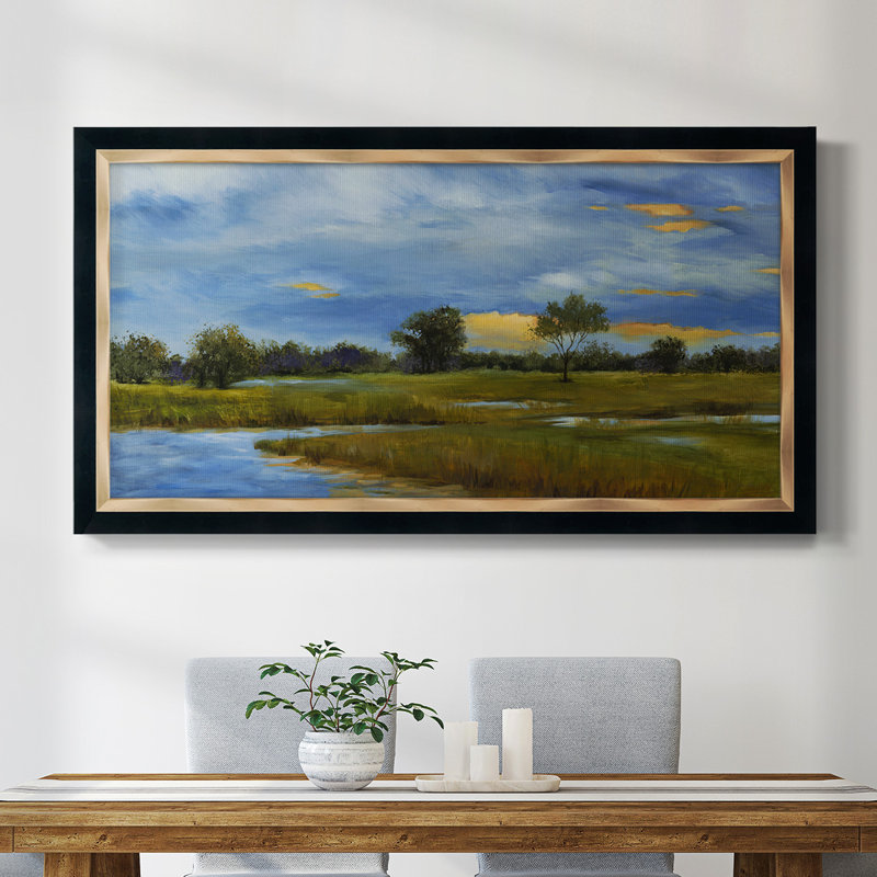 " Riverwalk ", 29" H x 53" W x 2.5" D
