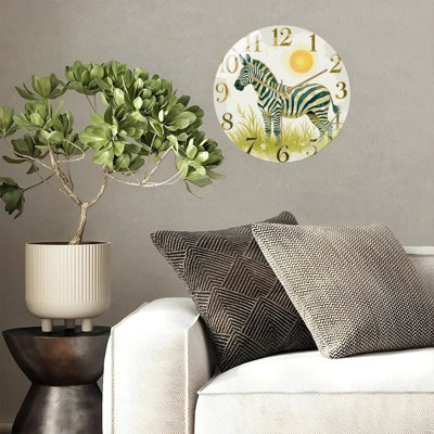 Horloge murale Zebra