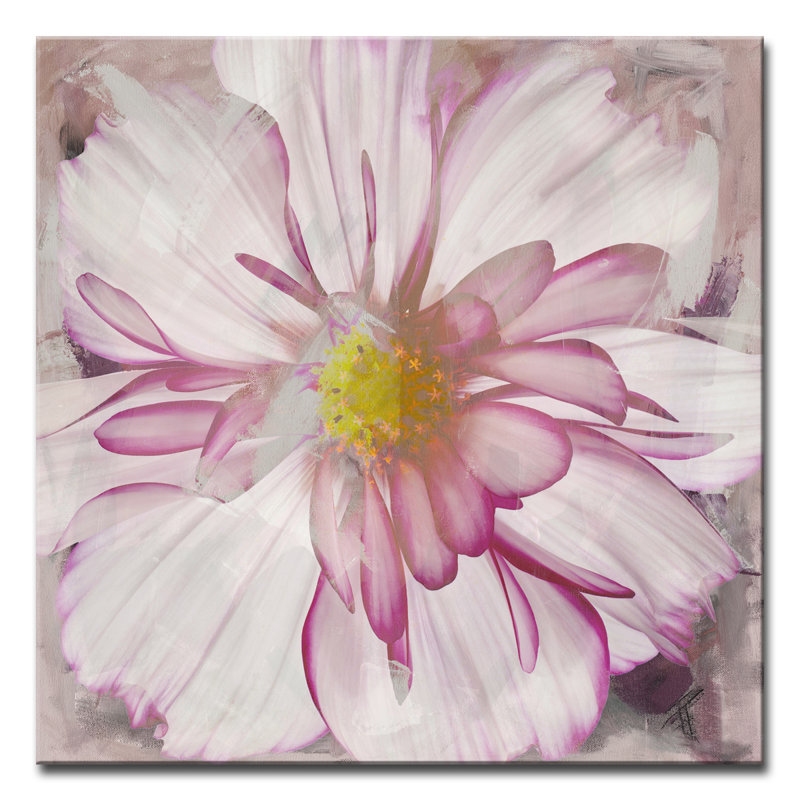 Painted Petals XXVII - Impression sur toile tendue, H 16 po x l 16 po x P 1,5 po