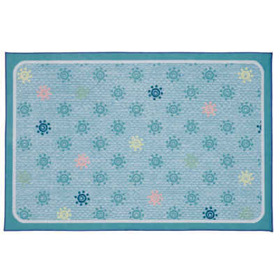 Tapis touffeté lavable Sunshine Flowers