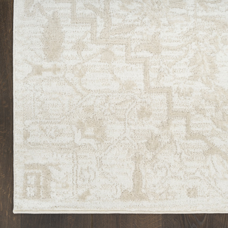 Lafever 2' x 4' Ivory Vintage Indoor Rug, Runner 2' x 4'
