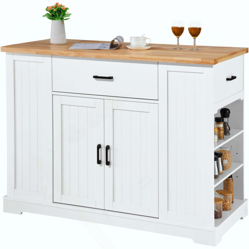 Chariot de service avec tiroir et tablettes Kitchen Island