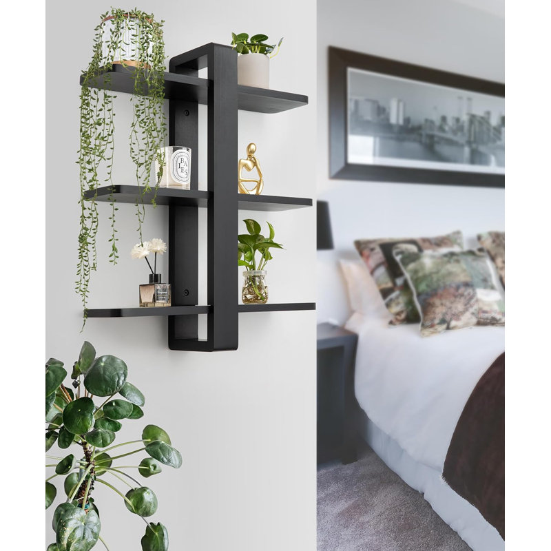 Black Floating Shelf