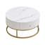 Table basse de 31,5 pouces avec tiroirs, table basse moderne avec rangement, table basse pour le salon