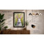 Gentle Rabbit with Seeds Botanical - Framed Print-947615385-947615390