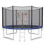 Trampoline de jardin rond de 12 pi avec enceinte sécuritaire Gymax