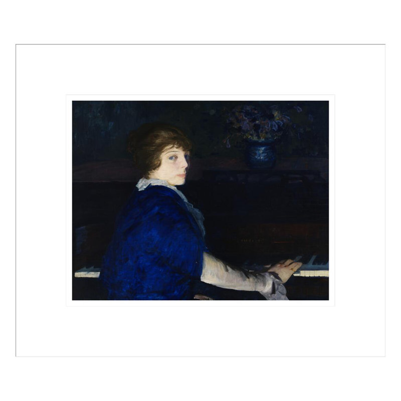 Emma au piano par George Wesley Bellows, H 13,51 po x l 16,75 po