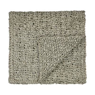 Ribbon Knit Throw Blanket