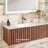 Elitist 48 Wall Mount Vanity With Solid Surface Integrated Sink-74910594