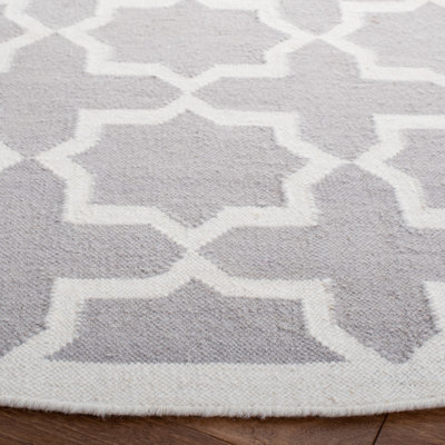 Geometric Wool Hand Woven Area Rug