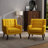Stephanny 27.5" Wide Tufted Armchair with Solid Wood Legs-1807058374