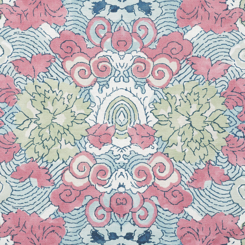 Magic Mountain Dragon Fabric, Blush