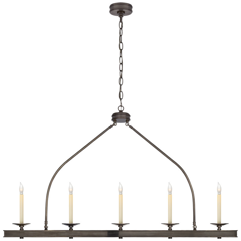 Chapman & Myers Launceton Large Linear Pendant, Bronze