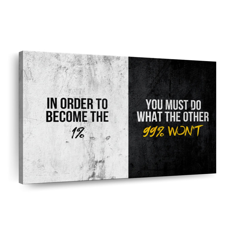 " Do What Others Won't Canvas Print " by HustleBroIllustrations, 16" H x 24" W x 1.25" D