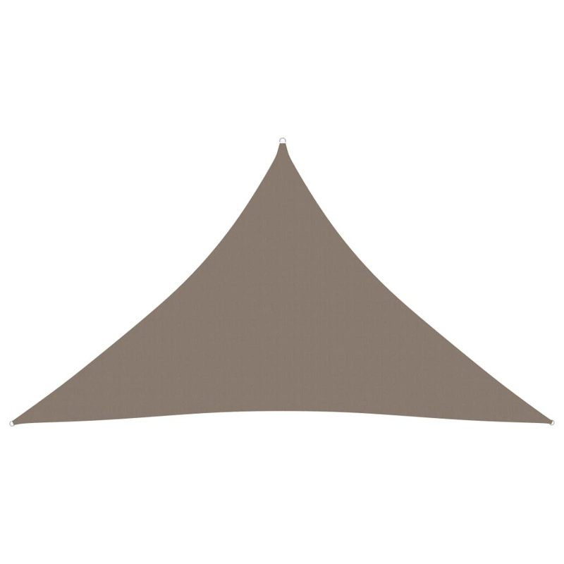Andillac 3.5m x 3.5m x 4.9m Triangular Shade Sail, Taupe
