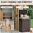 48 Gallon Lockable Resin Package Delivery Box With Lockable Secure-113069207